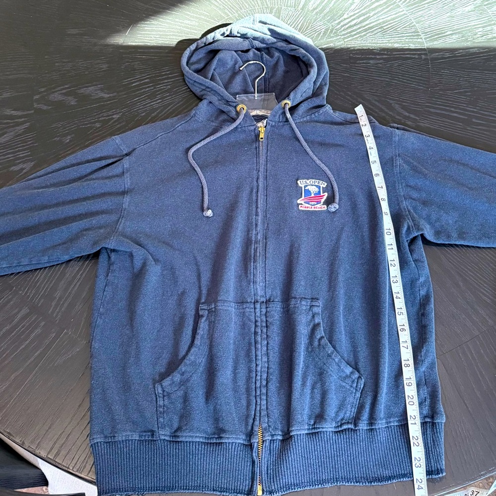 Official 2019 US Open Pebble Beach 100% Cotton lightweight hoodie zip up